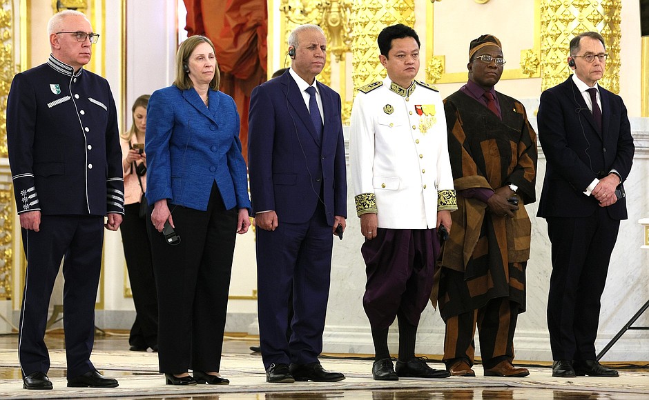 Ceremony for presenting letters of credence.