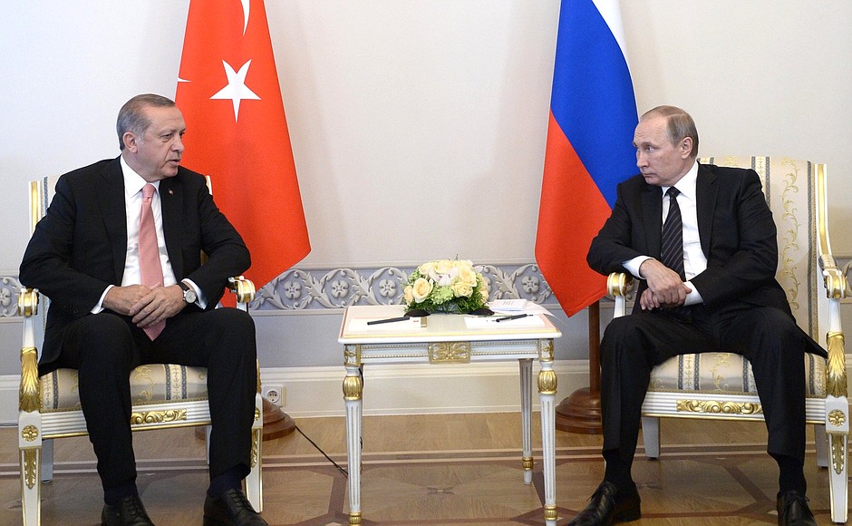 Путин: Принято решение о составлении программы по сотрудничеству с Турцией до 2019 года