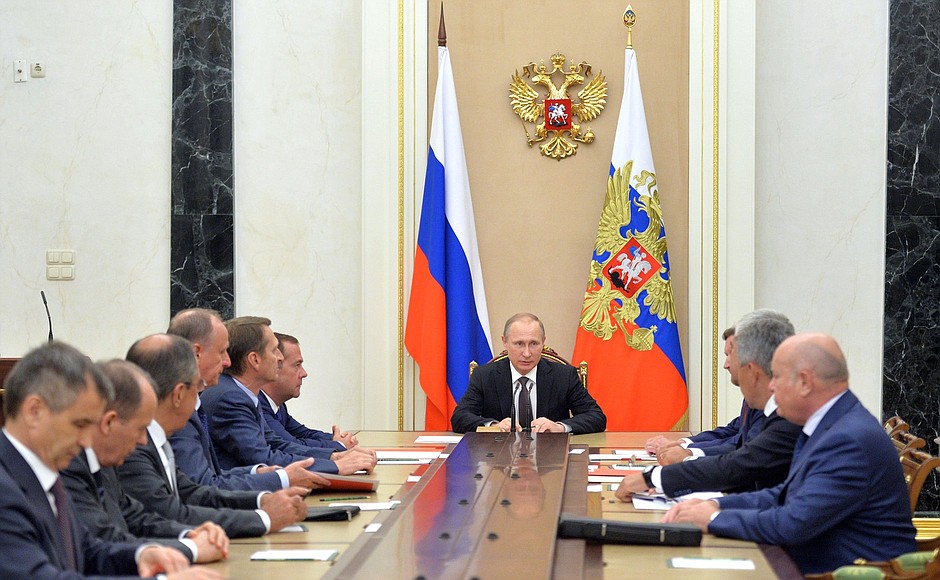 Meeting with permanent members of the Security Council.