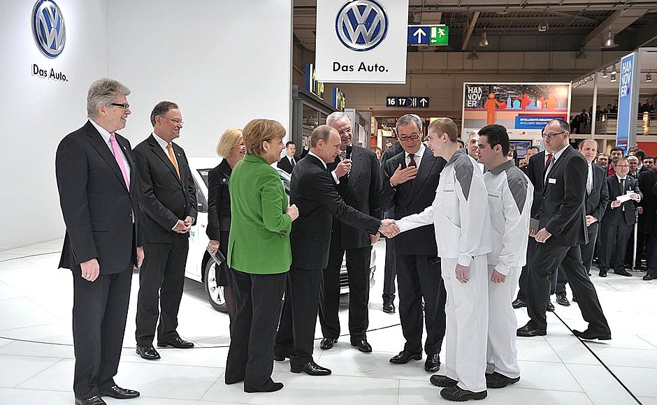 At the Hannover Messe 2013.