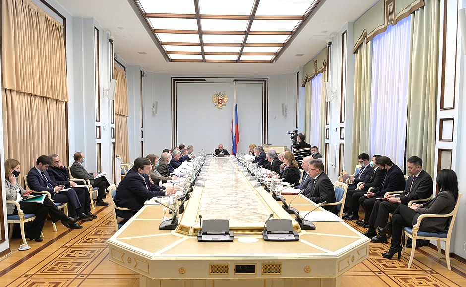 Заседание президиума Совета при Президенте по межнациональным отношениям.