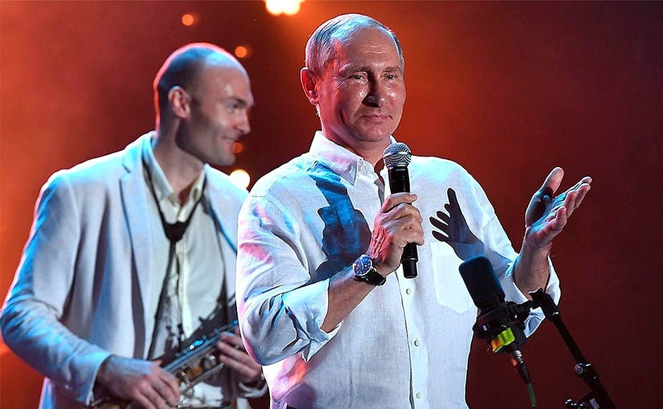 Vladimir Putin visited the 15th Koktebel Jazz Party international festival.