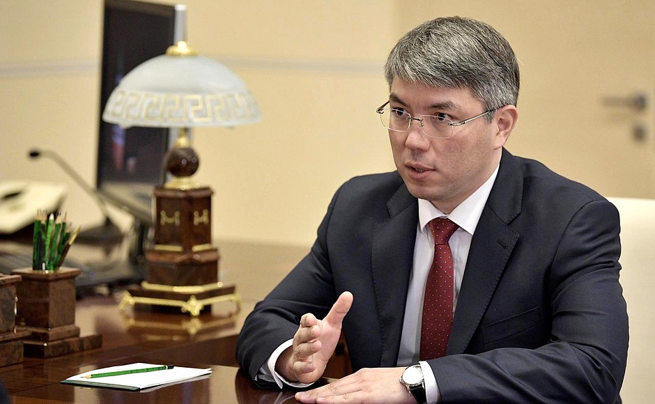 Alexei Tsydenov, Acting Head of the Republic of Buryatia.