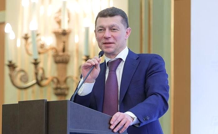 Министр труда и социальной защиты Максим Топилин на заседании Национального совета при Президенте по профессиональным квалификациям.
