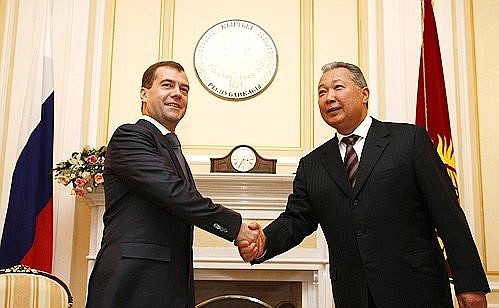 With President of Kyrgyzstan Kurmanbek Bakiev.