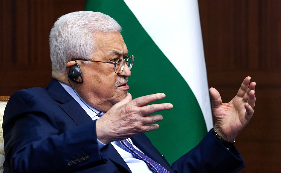 Президент Палестины Махмуд Аббас.