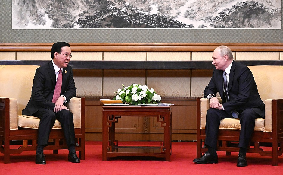 Встреча с Президентом Вьетнама Во Ван Тхыонгом.
