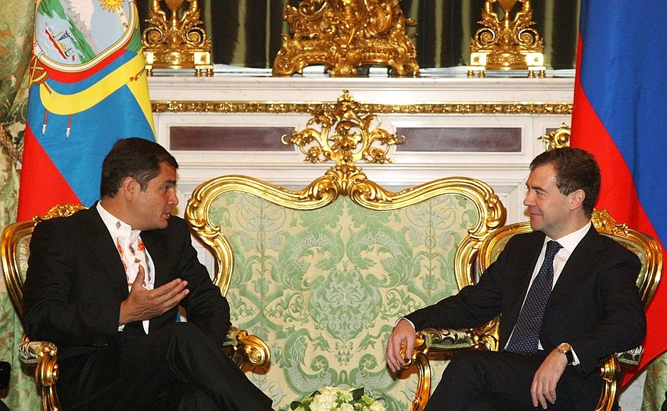 Встреча с Президентом Эквадора Рафаэлем Корреа.