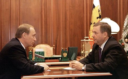 A meeting with State Duma Speaker Gennady Seleznyov.
