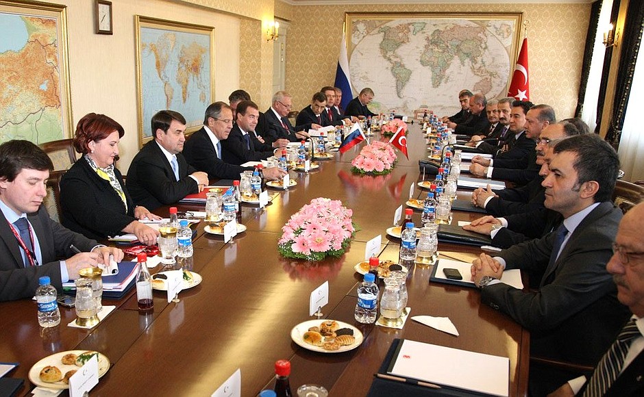Заседание Совета высшего уровня между Россией и Турцией.
