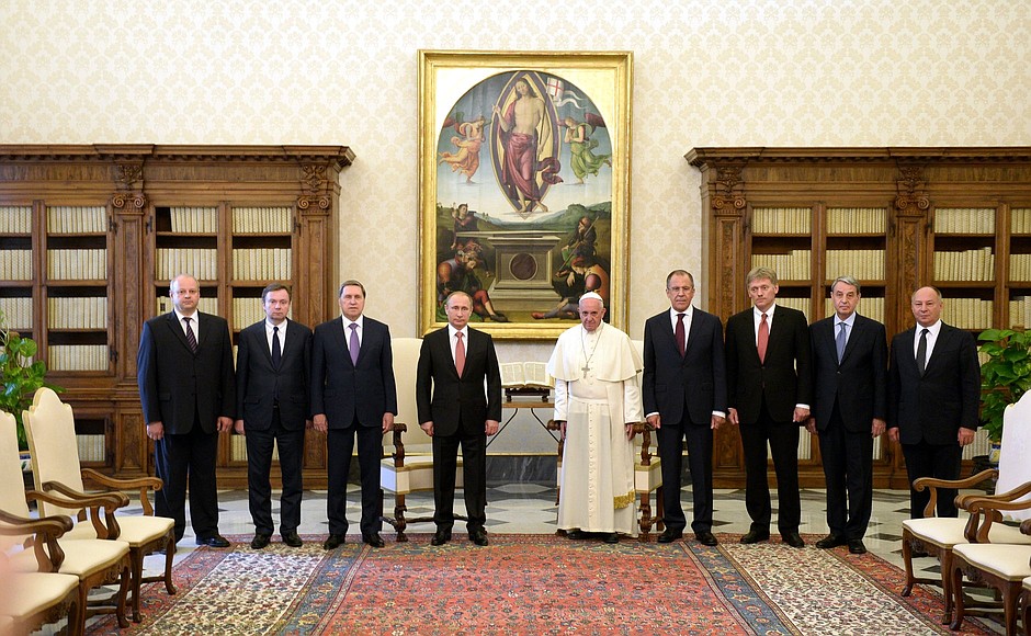 Meeting with Pope Francis.