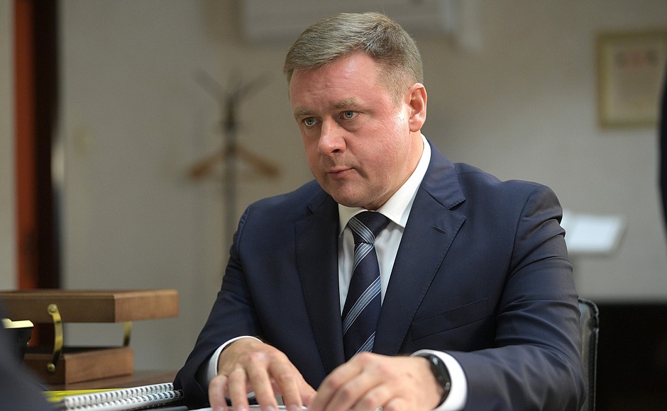 Acting Governor of Ryazan Region Nikolai Lyubimov.