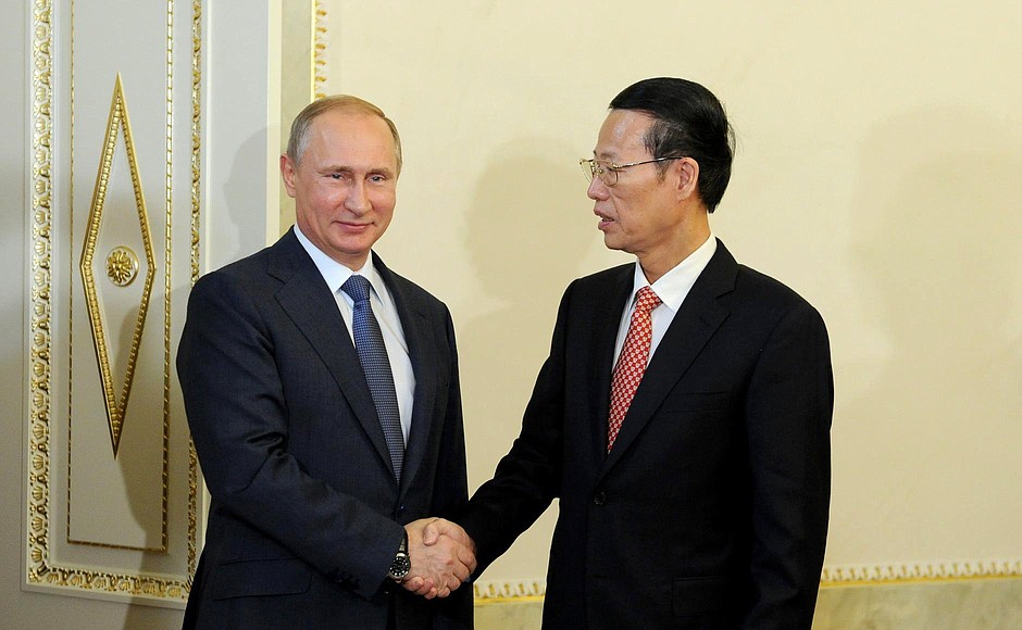 Meeting with First Vice Premier of the State Council of China Zhang Gaoli.