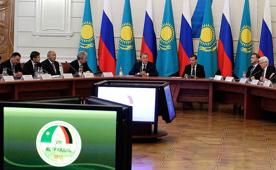 Заседание Форума межрегионального сотрудничества России и Казахстана.