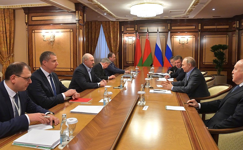 Russian-Belarusian talks.