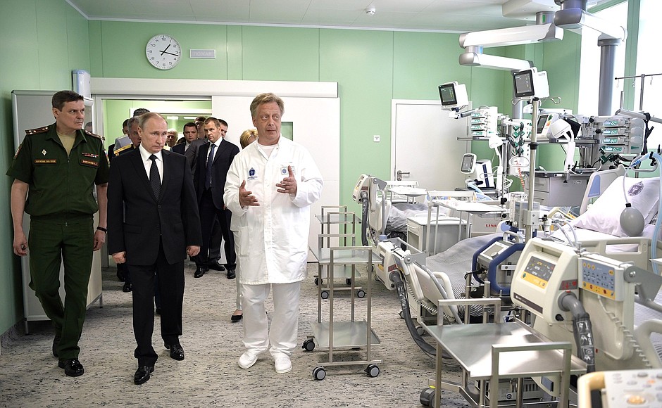 Visit to the Kirov Military Medical Academy Clinic.