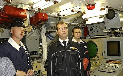 На подводном крейсере стратегического назначения «Святой Георгий Победоносец».