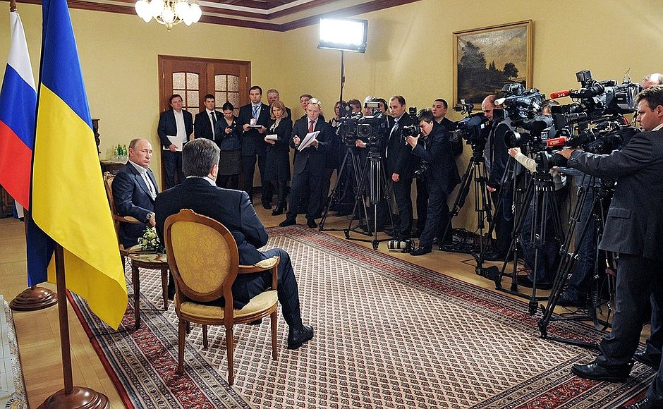 Встреча с Президентом Украины Виктором Януковичем.