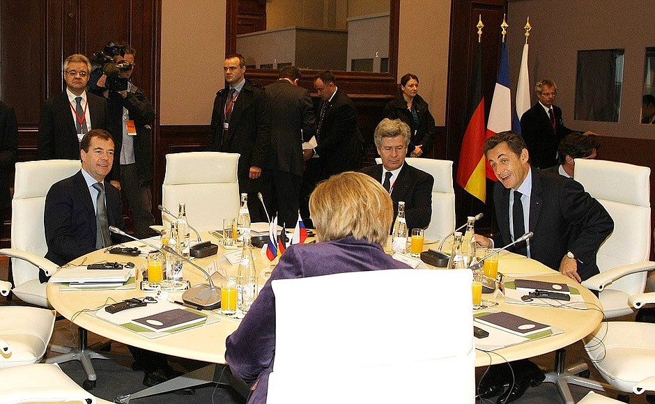 Russian-French-German summit.