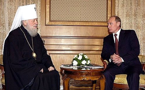 Встреча с митрополитом Киевским и всея Украины Владимиром.