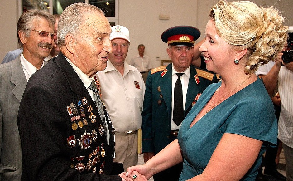 Charity event The World is Ours to Look After. With Great Patriotic War veterans.
