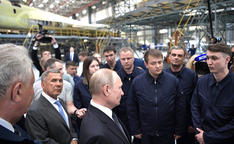 Conversation with employees of Gorbunov Kazan Aviation Plant.