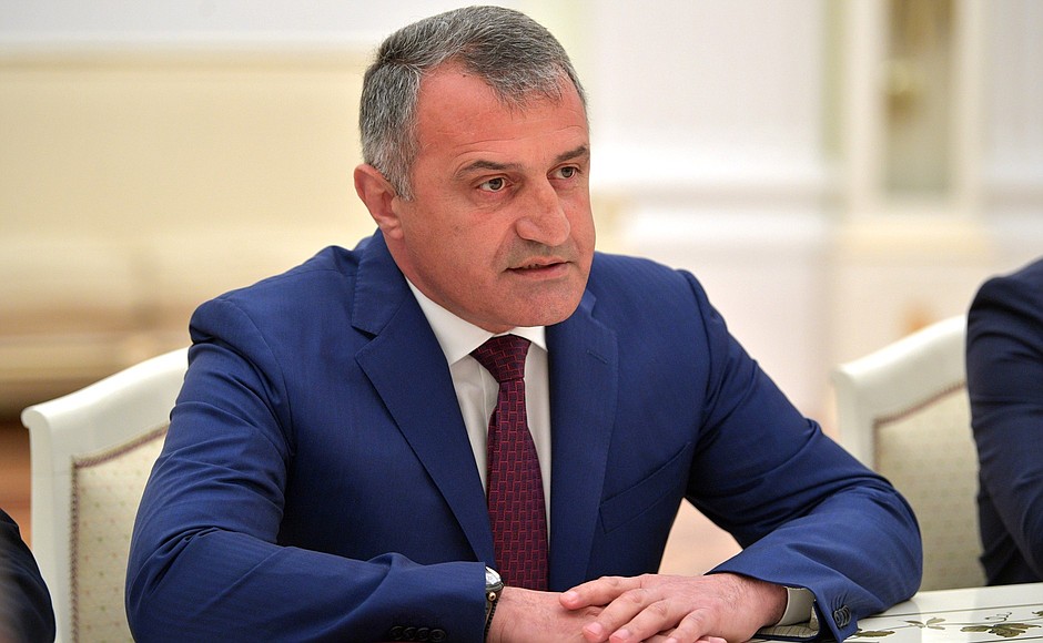President of South Ossetia Anatoly Bibilov.