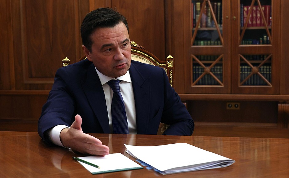 Moscow Region Governor Andrei Vorobyov.