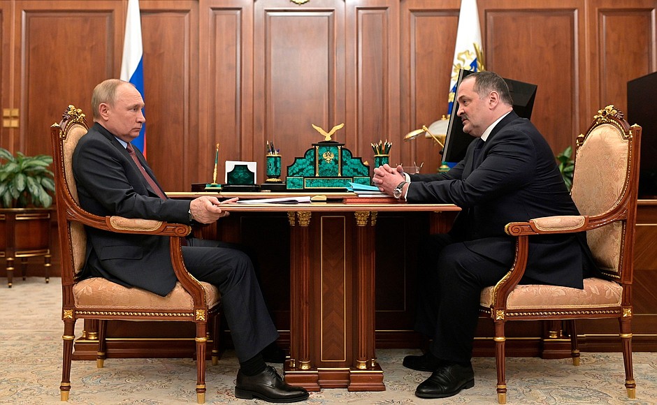 Meeting with Head of the Republic of Daghestan Sergei Melikov.