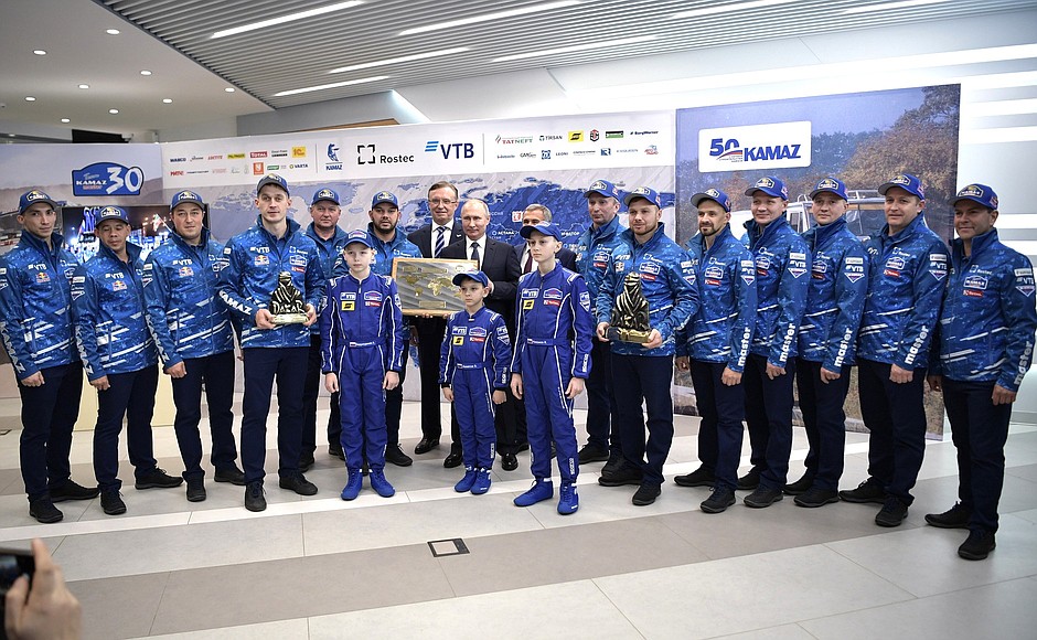 With the KAMAZ-Master team.