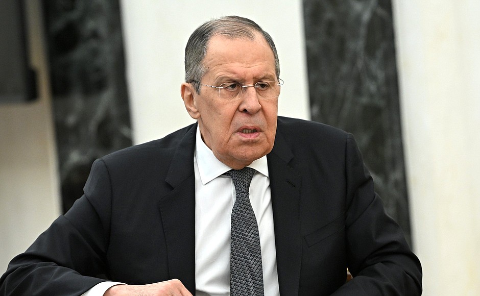 Foreign Minister Sergei Lavrov.