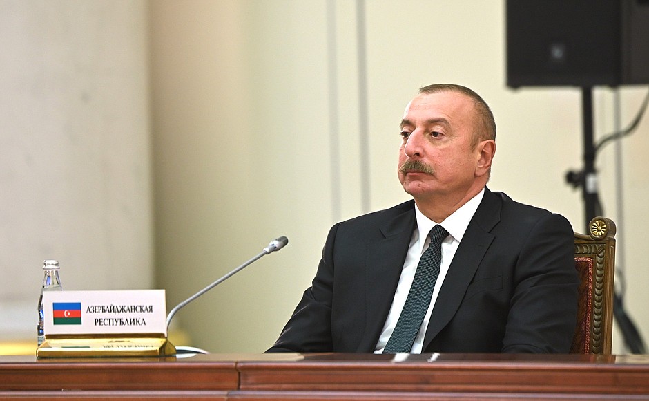 President of the Republic of Azerbaijan Ilham Aliyev.