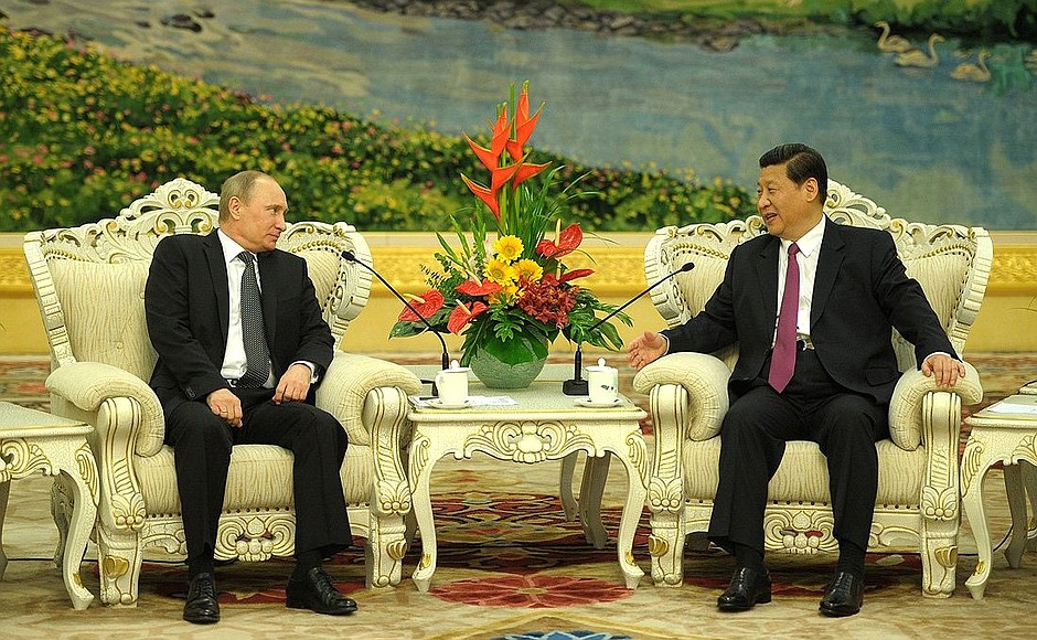 С Заместителем Председателя КНР Си Цзиньпином.