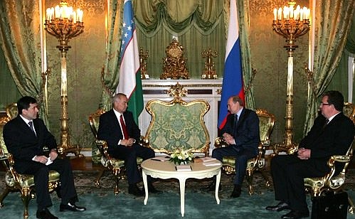 Беседа с Президентом Узбекистана Исламом Каримовым.