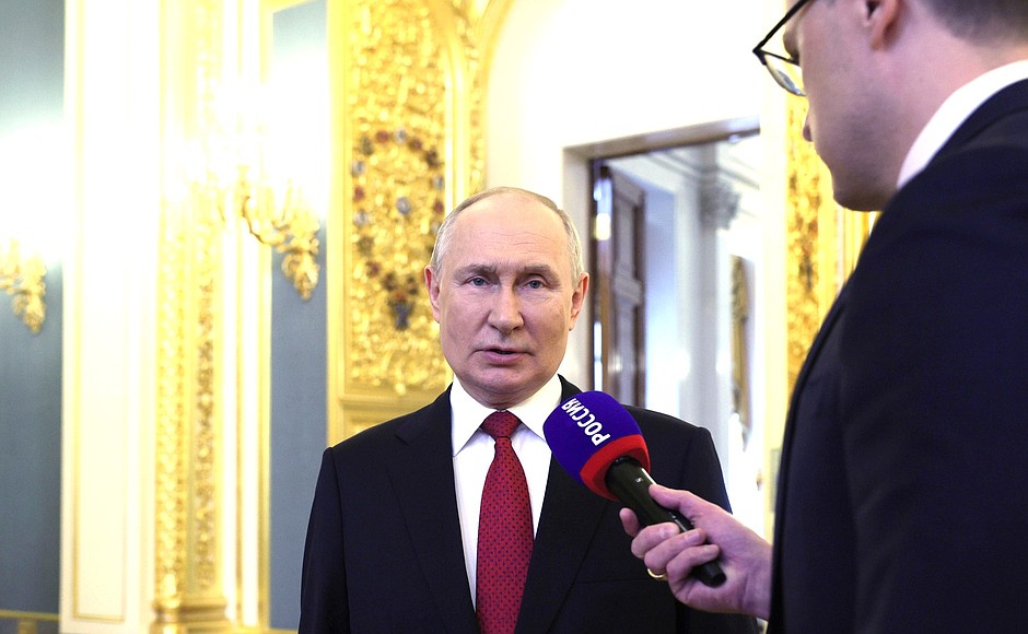Vladimir Putin gave a comment to Rossiya 1 TV Channel’s Pavel Zarubin on the death of former Prime Minister of the Italian Republic Silvio Berlusconi.