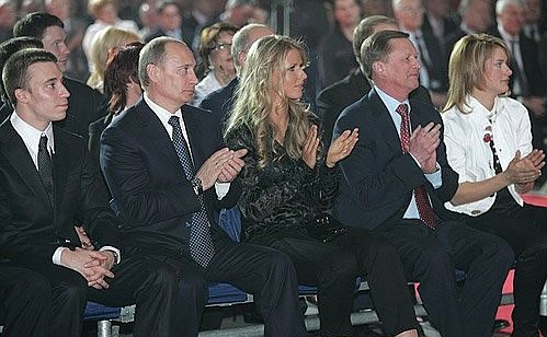 At the 85th anniversary celebration of the Central Army Sports Club (CSKA).