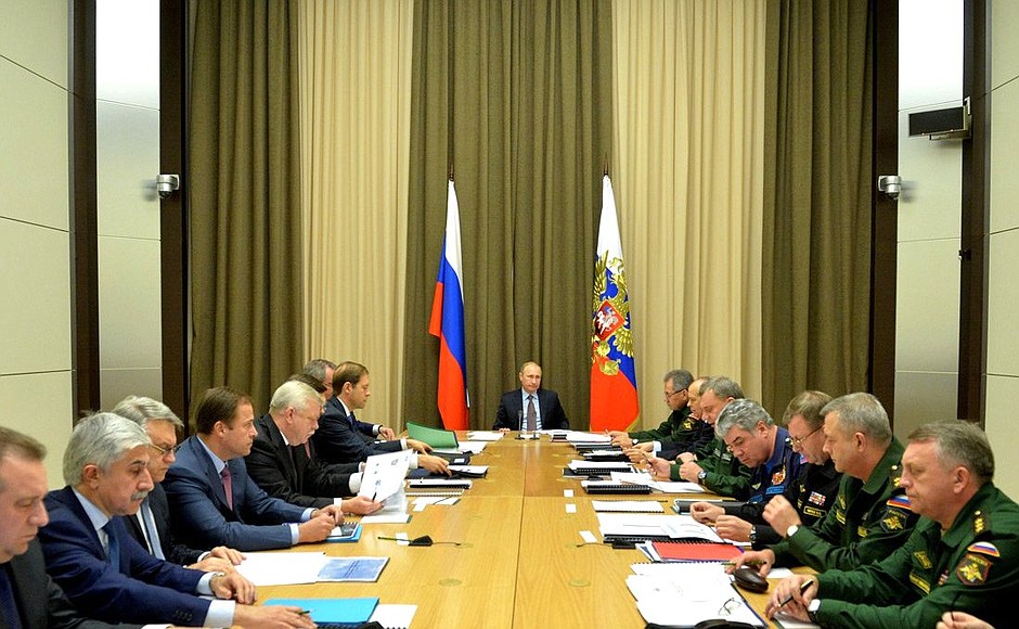 Meeting on defence industry development.
