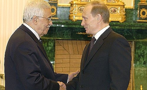 Встреча с главой Палестинской автономии Махмудом Аббасом.