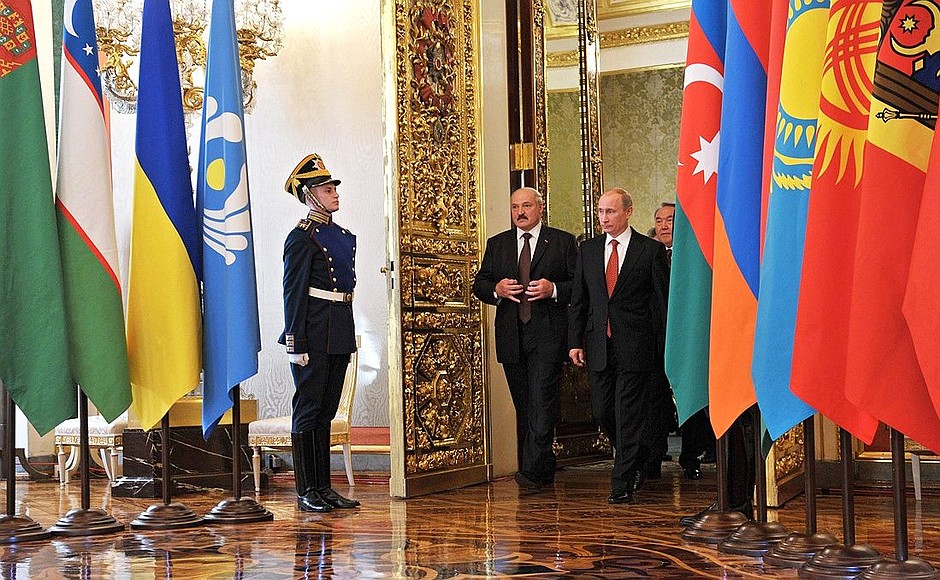 Before the informal meeting of the CIS Council of Heads of State.