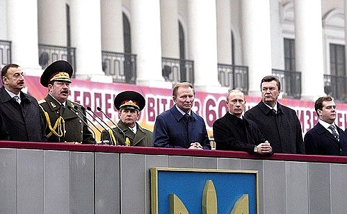 Military Parade marking the 60th anniversary of the liberation of Ukraine from Nazi occupation.
