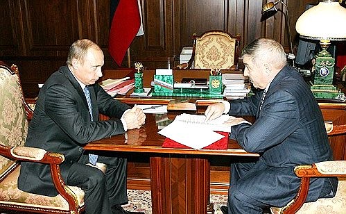 Рабочая встреча с губернатором Рязанской области Георгием Шпаком.