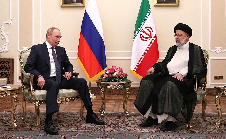 Встреча с Президентом Ирана Сейедом Эбрахимом Раиси.