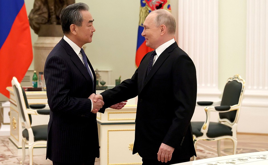 Meeting with Member of the Political Bureau of the Communist Party of China Central Committee Wang Yi.