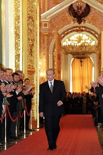 The inauguration of President Vladimir Putin.