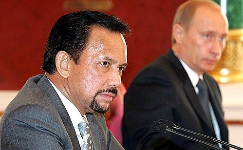 Statements for the press after bilateral talks between Russia and Brunei.