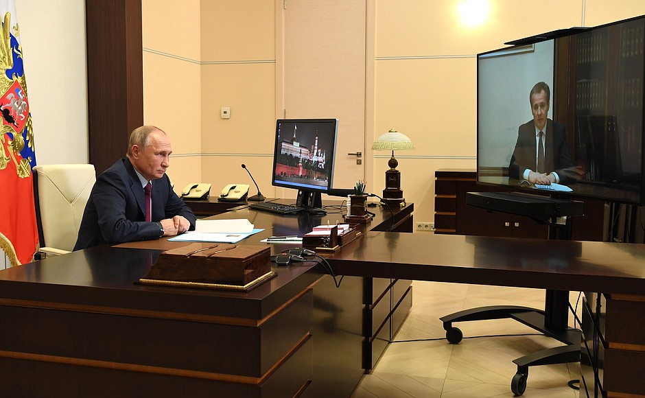 Vladimir Putin had a working meeting with Vyacheslav Gladkov, during which he announced his decision to appoint him Acting Governor of the Belgorod Region.