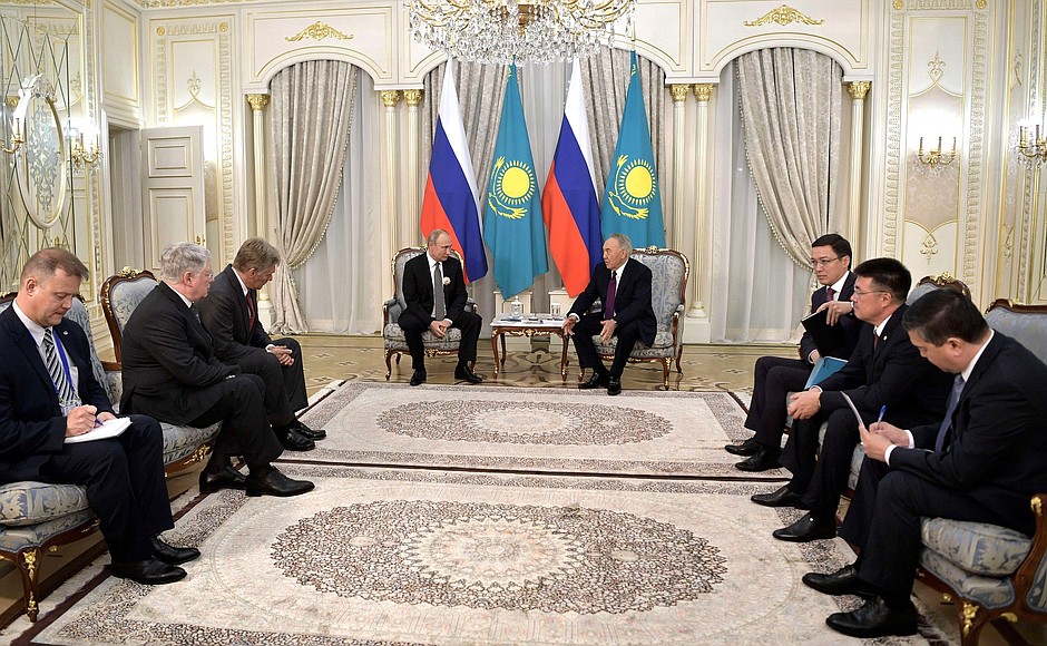 Встреча с первым Президентом Казахстана Нурсултаном Назарбаевым.