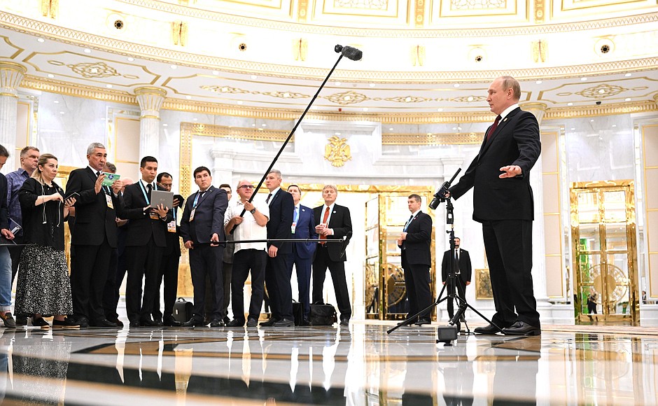 Vladimir Putin answered journalists’ questions.