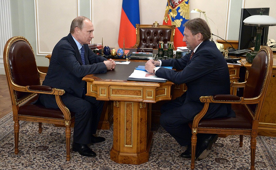 С Уполномоченным при Президенте по защите прав предпринимателей Борисом Титовым.