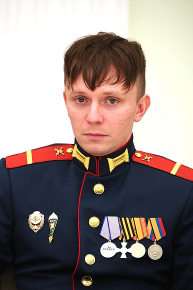 Corporal Ilya Gavrilov received the Medal of Courage.